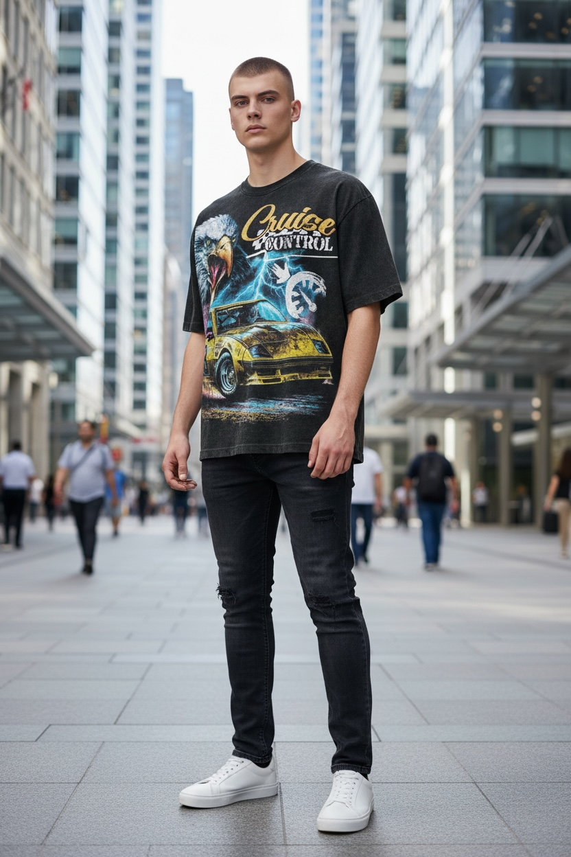 SKRT SKRT TEE (BLACK) (PRE-ORDER)