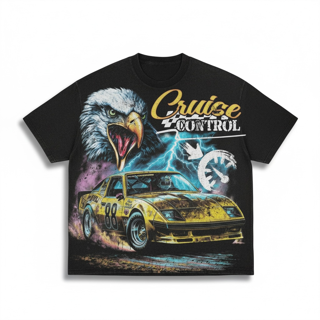 SKRT SKRT TEE (BLACK) (PRE-ORDER)