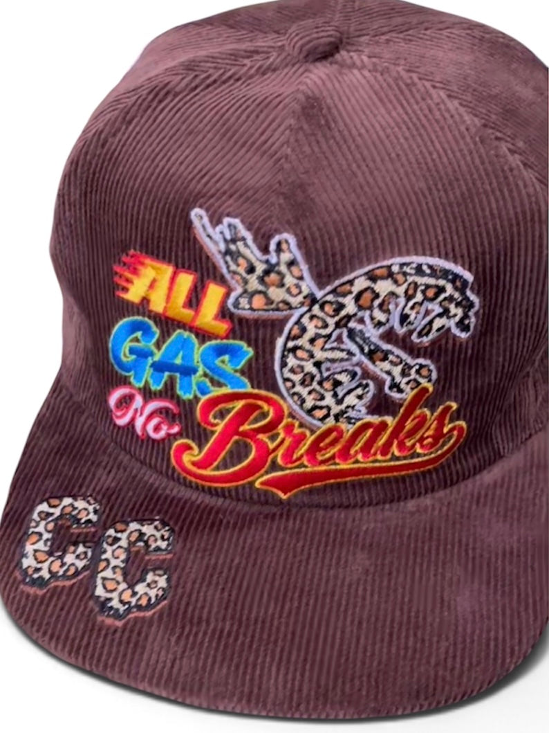 AGNB “All Gas No Brakes” Brown Corduroy Hat